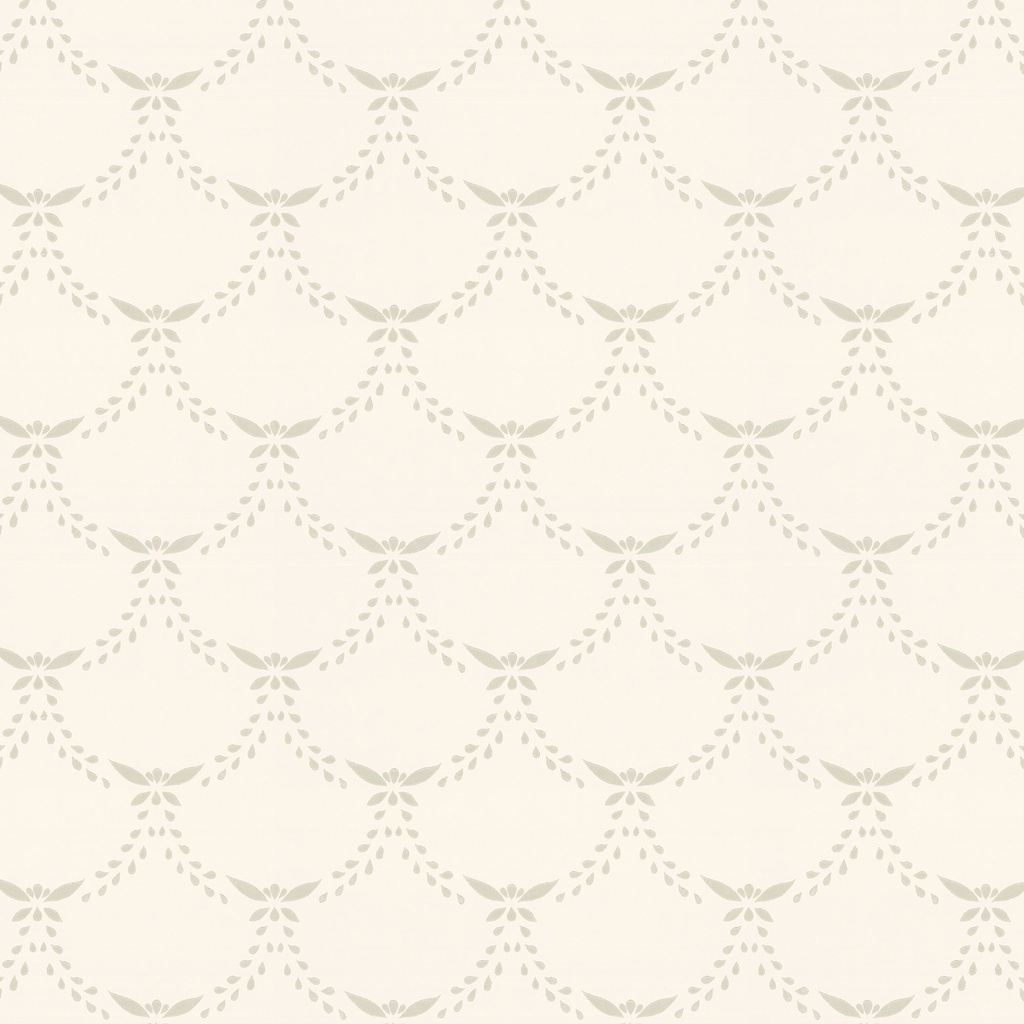 Tapetti Glommersträsk valkoinen/ vihreä