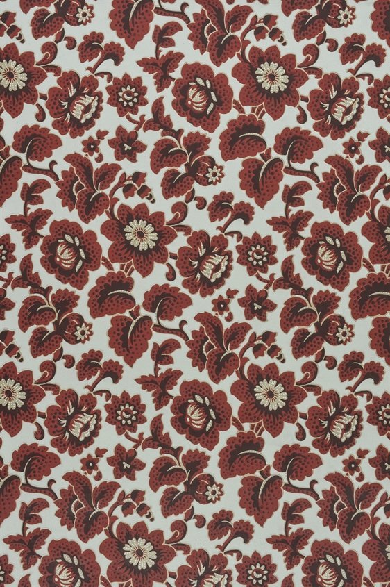 Tapetti Theorins konditori oksapaperi/ punainen