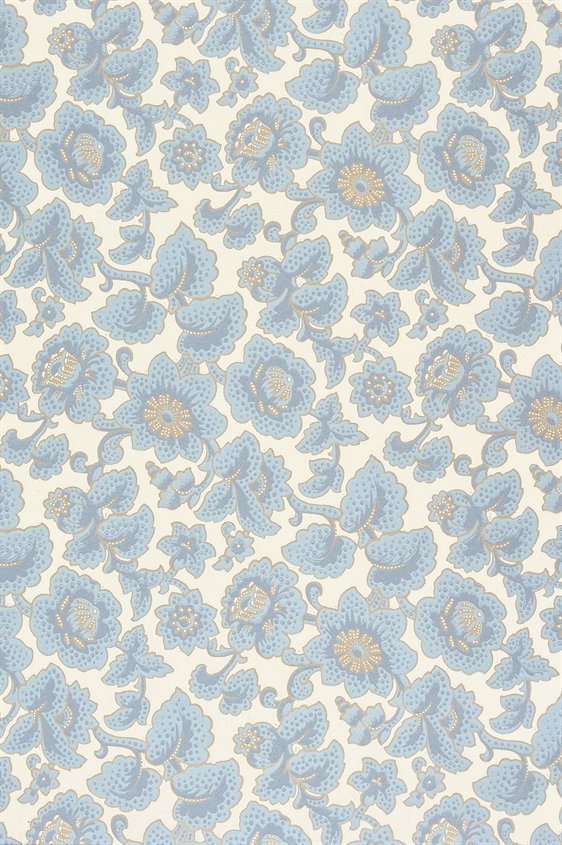 Tapetti Theorins konditori oksapaperi/ vaaleansininen