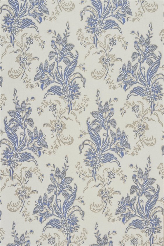 Tapetti Liljor oksapaperi/ sininen