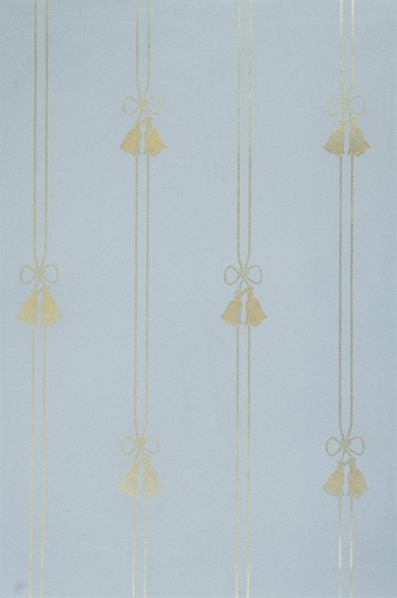 Tapetti Snoddar&Tofsar sininen/ kulta