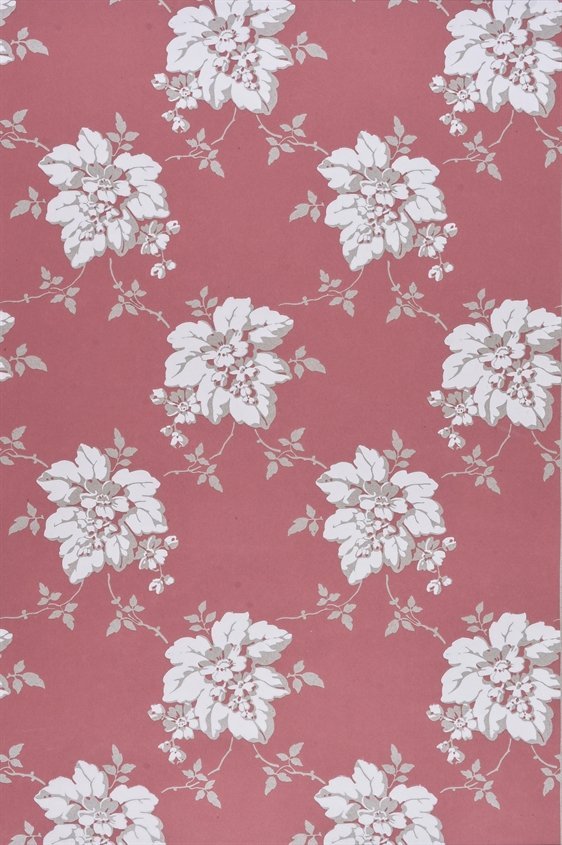 Tapetti Hagesalen oksapaperi/ punainen