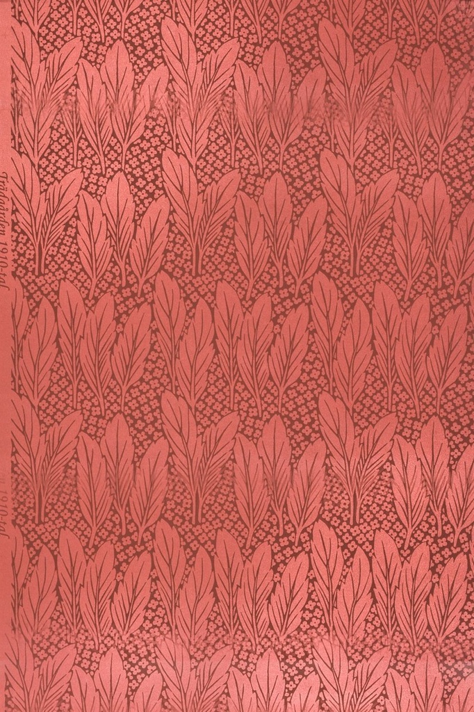 Tapetti Trädgård kiille/ punainen