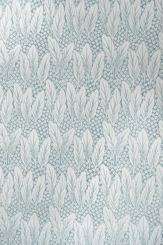 Tapetti Trädgård kiille/ turkoosi