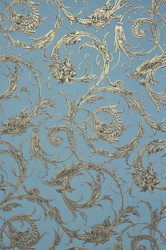 Tapetti Draktapet, sininen