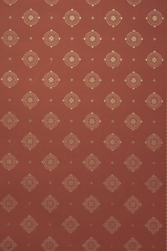 Tapetti Gunnebo slott, punainen/ kulta