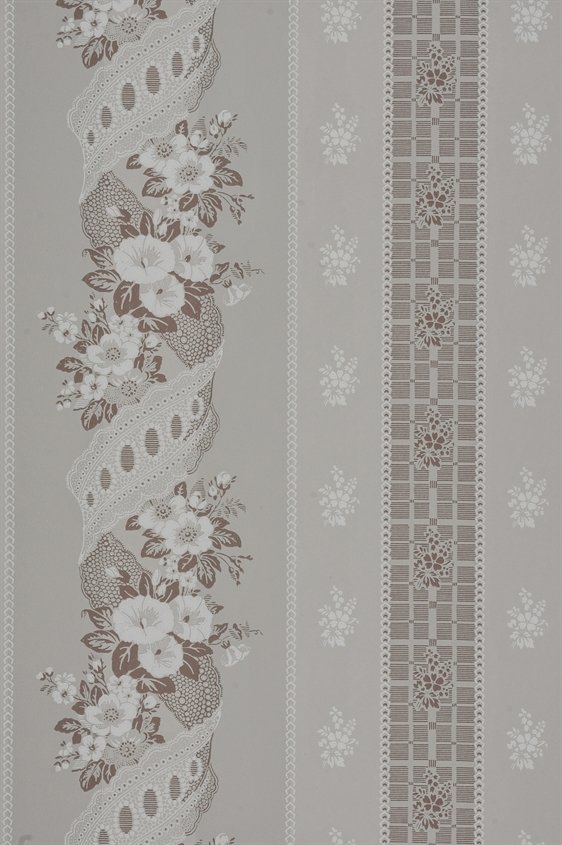 Tapetti Felice Eleonore, harmaa/ vaaleanpunainen