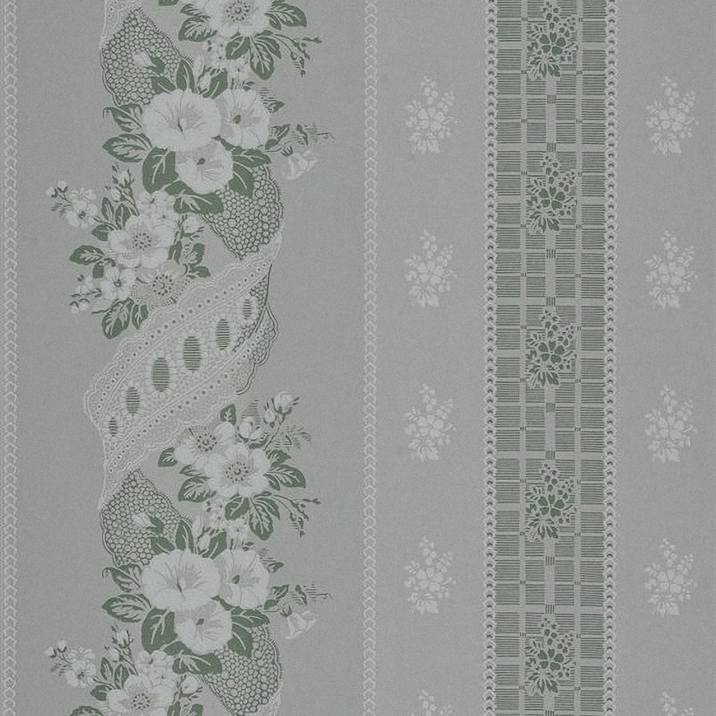 Tapetti Felice Eleonore, harmaa/ vihreä