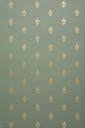 Tapetti Fransk lilja,  vihreä/ kulta