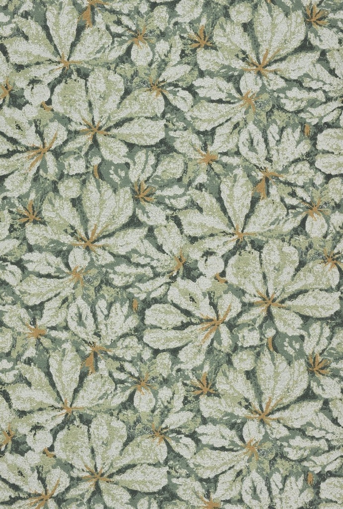 Tapetti Kastanie, vihreä/ vihreä