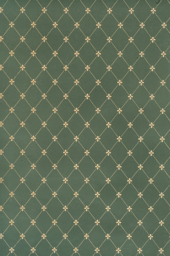 Tapetti Filipsborg, vihreä/ kulta