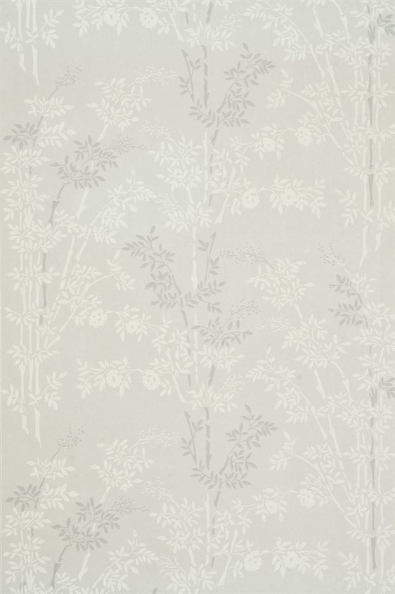 Tapetti Bambu, harmaa/ valkoinen