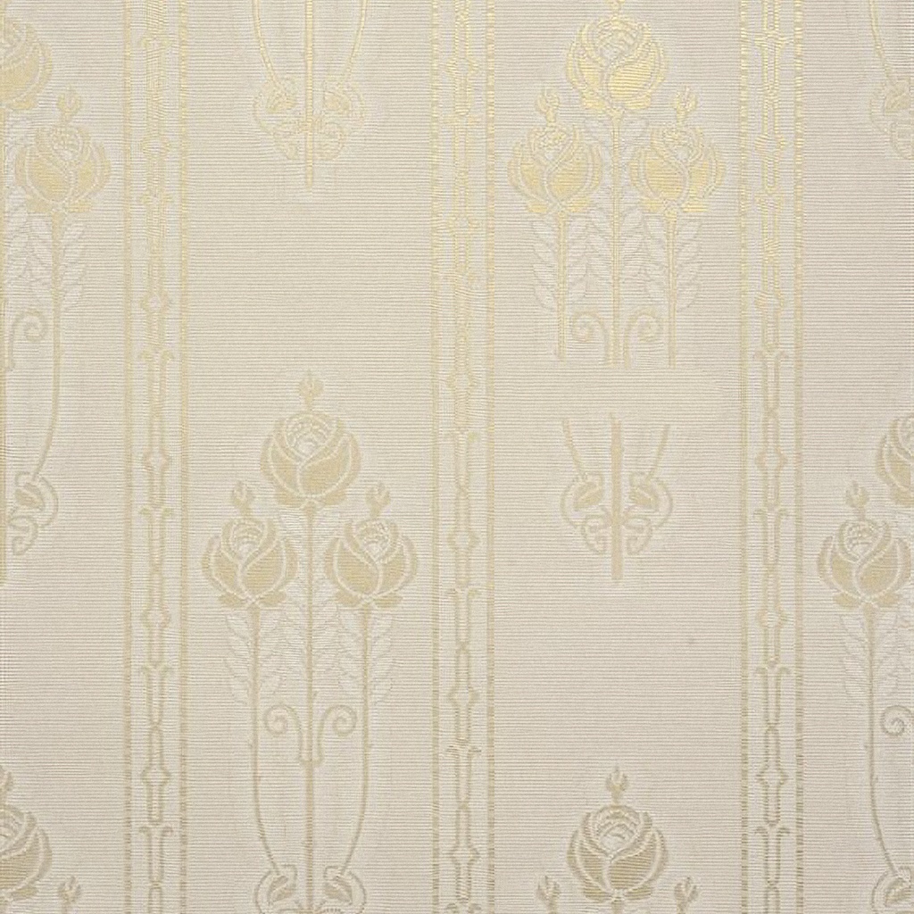 Tapetti Jugendros, beige/ kulta
