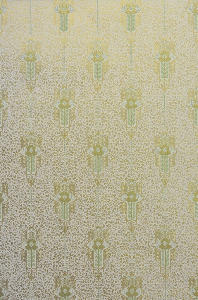 Tapetti Wien, vihreä/ kulta