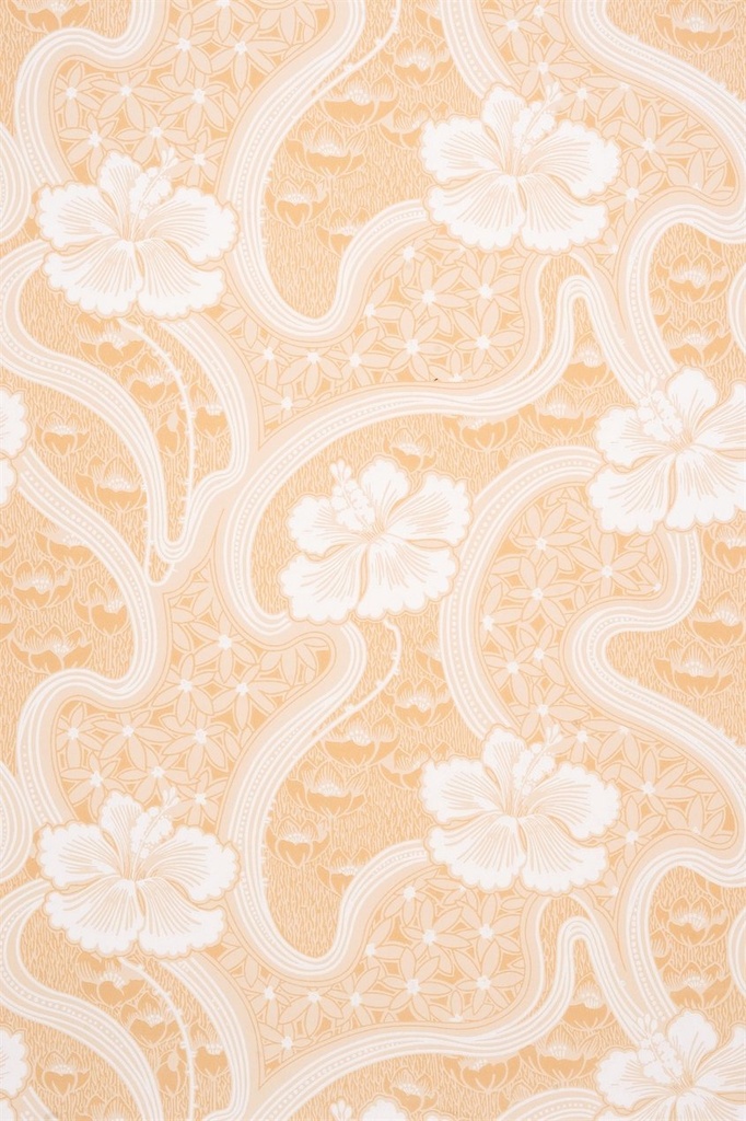 Tapetti Tjolöholm, keltainen/ valkoinen