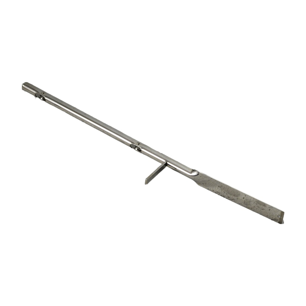 Pellinohjain niklattu messinki Pitkä malli 450 mm