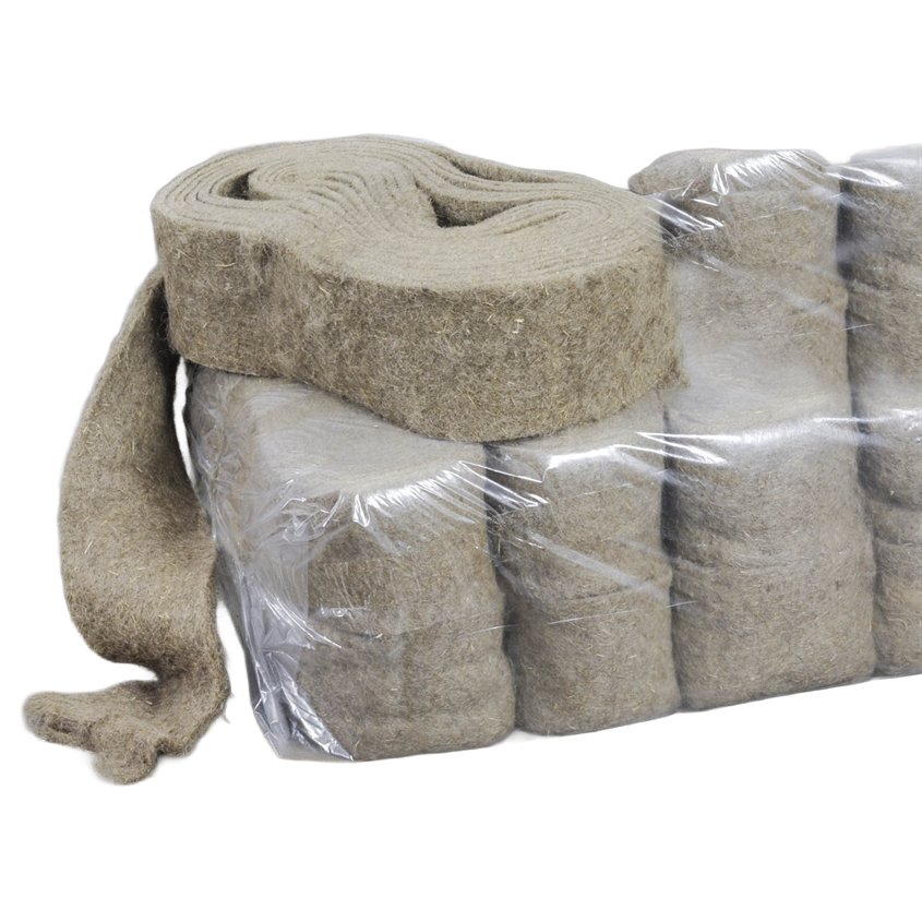 Pellavatiivistenauha 8x120 mm 100 m/pakkaus 10 rullaa x 10 metriä