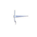 Pölkkyhaka ikkunansaranoille sinkitty teräs 80x72 mm
