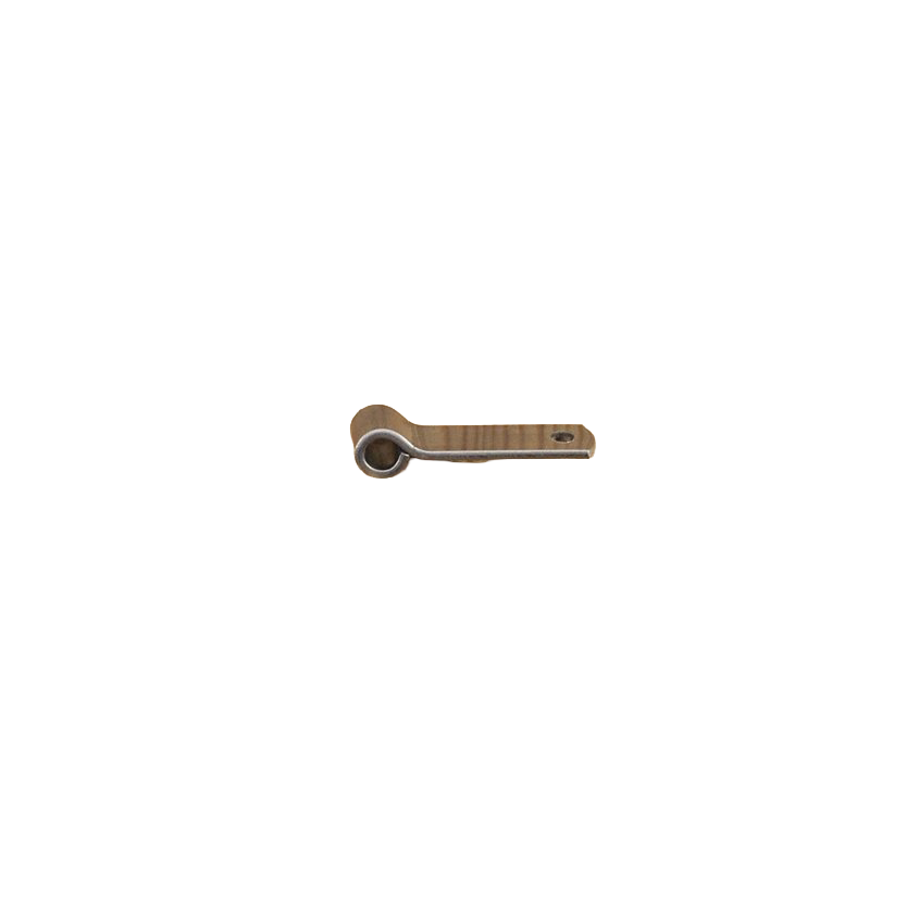 Sormihaka ilman silmukkaruuvia, 1800-luvun malli, 12x45mm. Käsittelemätön teräs.
