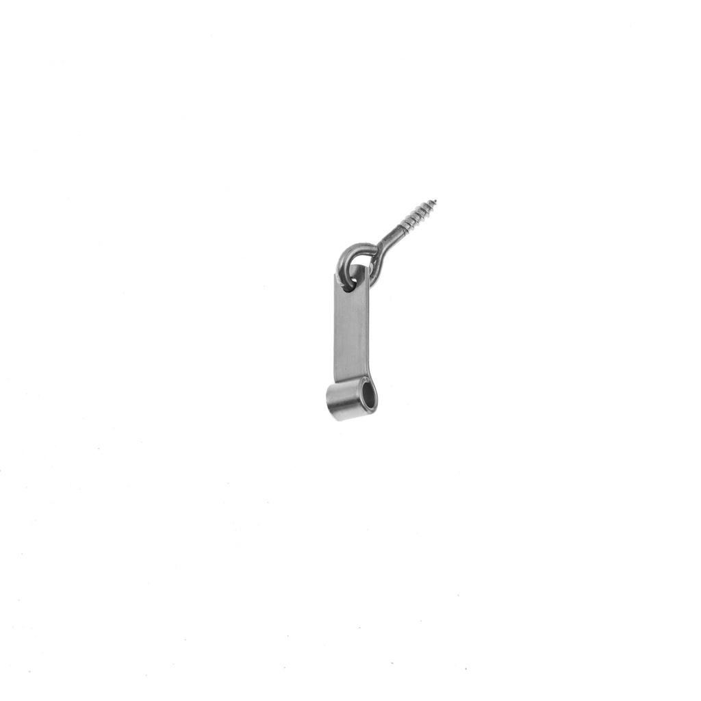 Sormihaka 1800-luvun malli silmukkaruuvilla käsittelemätön teräs 45x11 mm