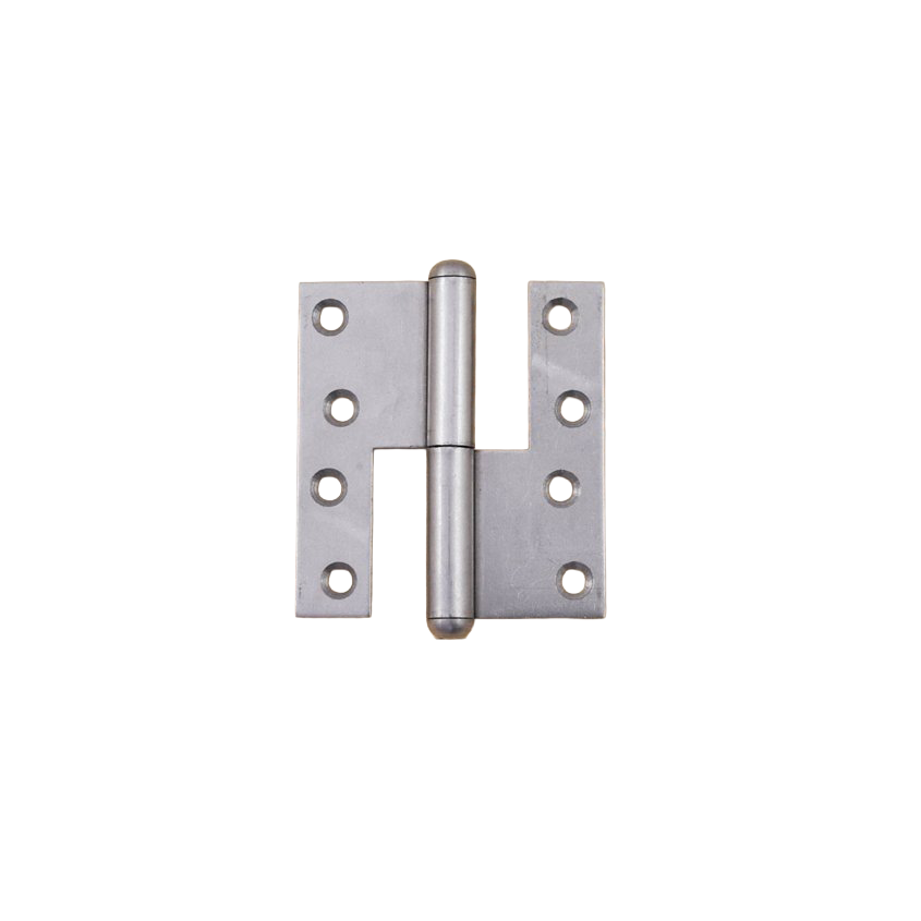 Nostosarana oviin 110mm, vasenkätinen. Pyöristetty nuppi, käsittelemätön teräs.