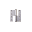 Nostosarana oviin 110mm, vasenkätinen. Pyöristetty nuppi, käsittelemätön teräs.