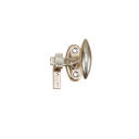 Kääntösuljin niklattu haalla 52x26 mm