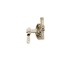 Ikkunan- ja komeron sulkija, niklattu messinki. Sisältää vastakappaleen ja ruuvit.