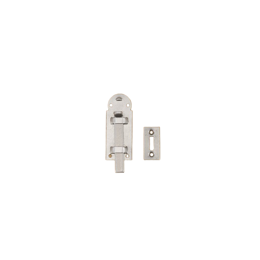 Työntösalpa Villa Karlsro kielipellillä Sopii ikkunoihin ja pieniin kaapinoviin Teräs 51x20 mm Ruuveineen