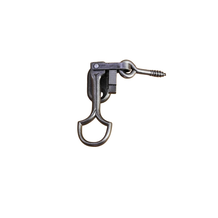 Kiristävä ikkunasuljin haalla käsittelemätön valurauta 73x42 mm