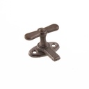 Kääntösuljin Villa Karlsro pari sisältää vastakappaleen ja ruuvit teräs 52x26 mm