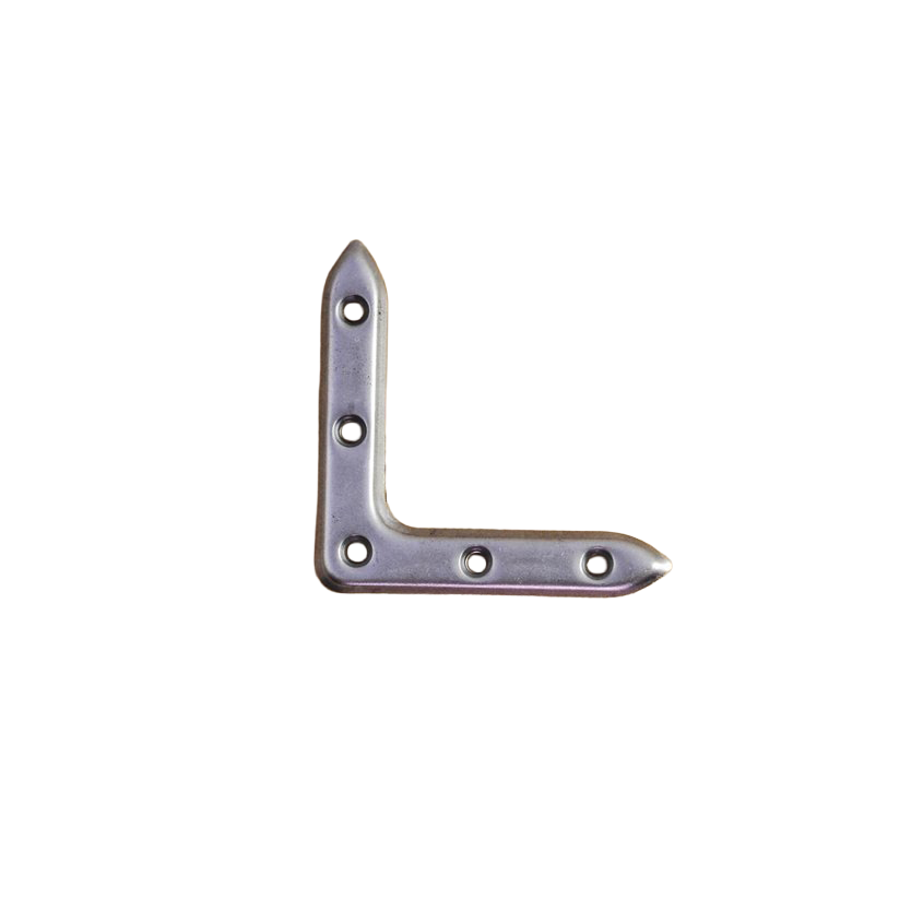 Kulmarauta 1900-luvun alun malli teräs 97x97 mm