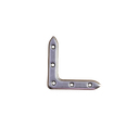 Kulmarauta 1900-luvun alun malli teräs 97x97 mm