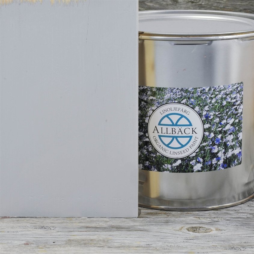 Allbäck pellavaöljymaali Sumunharmaa 3 l