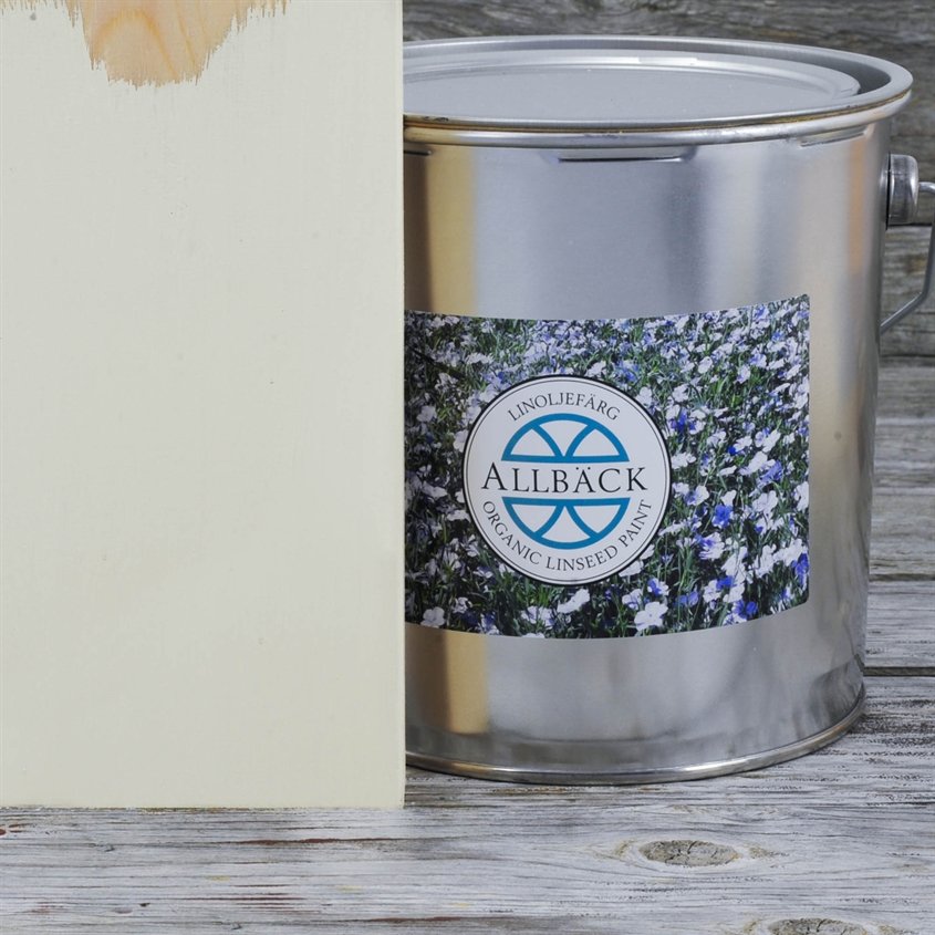Allbäck pellavaöljymaali Kauranharmaa 3 l