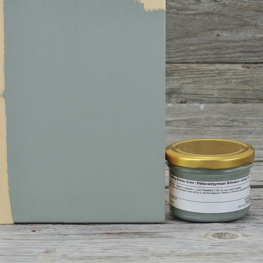 Allbäck pellavaöljymaali Billnäsinvihreä 2 dl