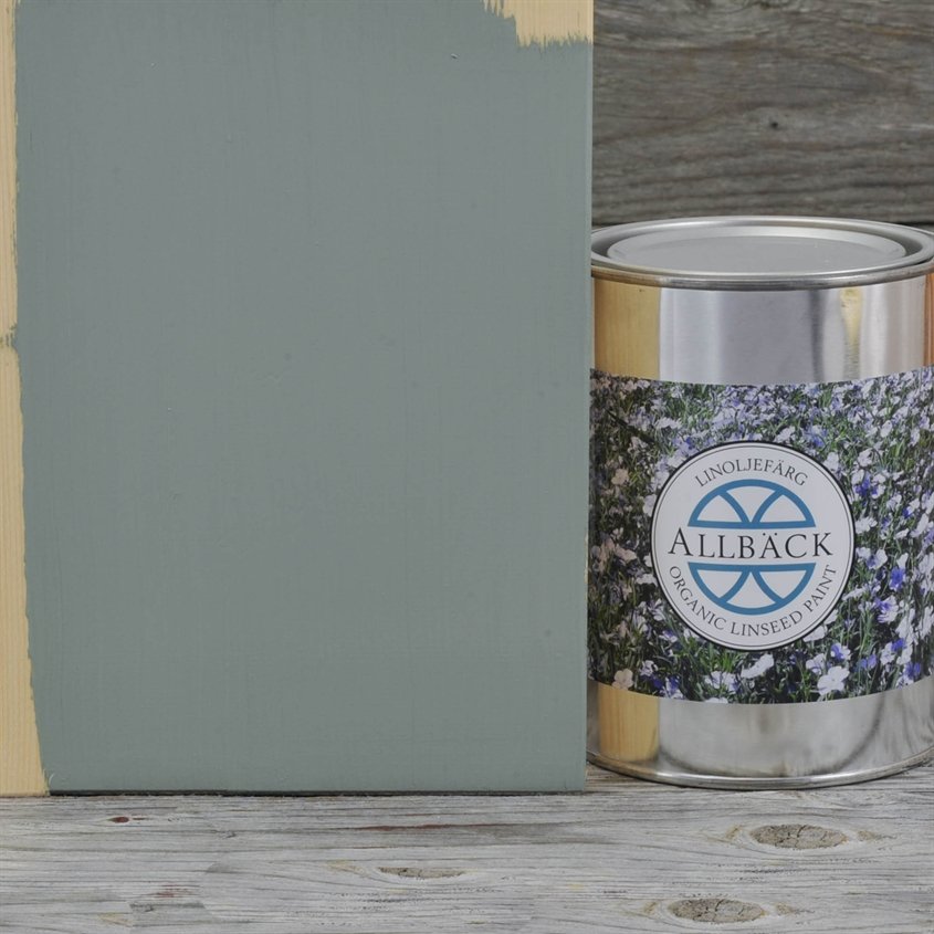 Allbäck pellavaöljymaali Billnäsinvihreä  1 l