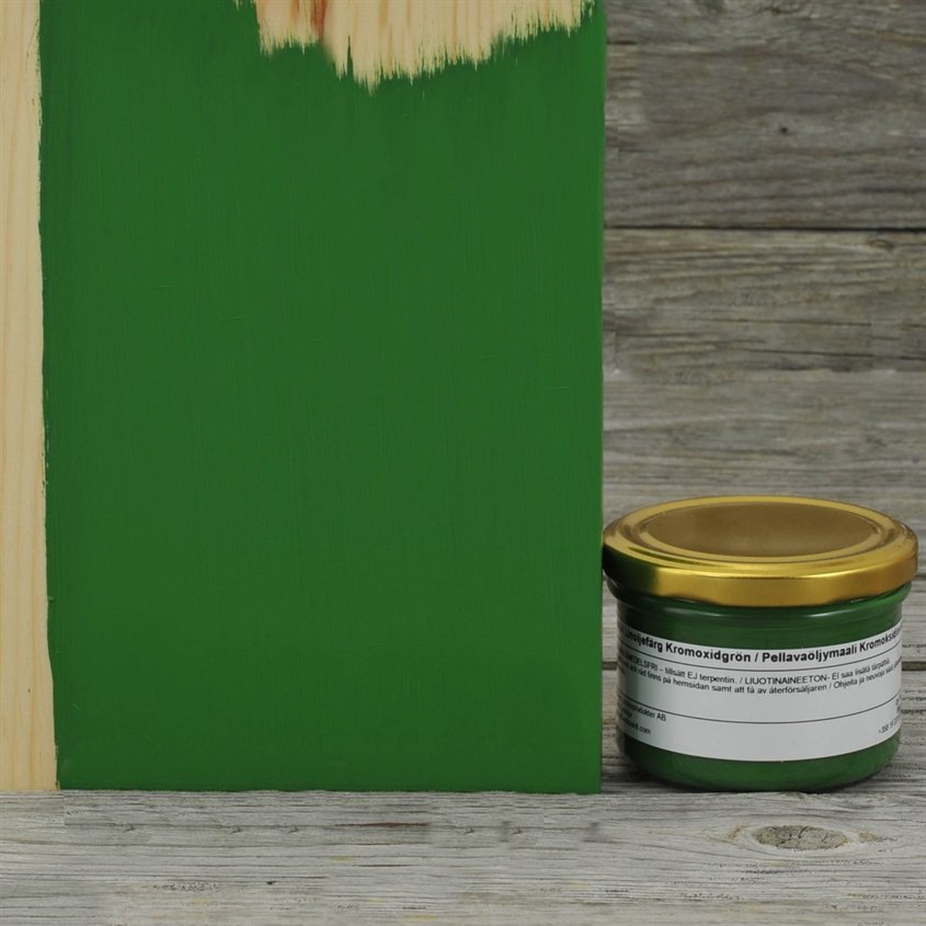 Allbäck pellavaöljymaali Kromioksidinvihreä 2 dl