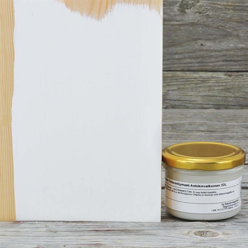 Allbäck pellavaöljymaali Antiikinvalkoinen 2 dl