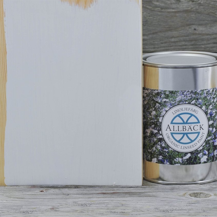 Allbäck pellavaöljymaali. Sinkki 1L