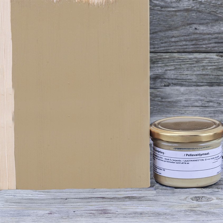 Allbäck pellavaöljymaali Versailles keltainen 2 dl