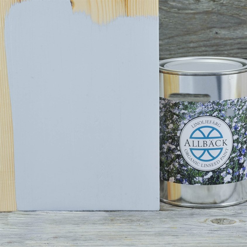 Allbäck pellavaöljymaali Jäänsininen 1 l