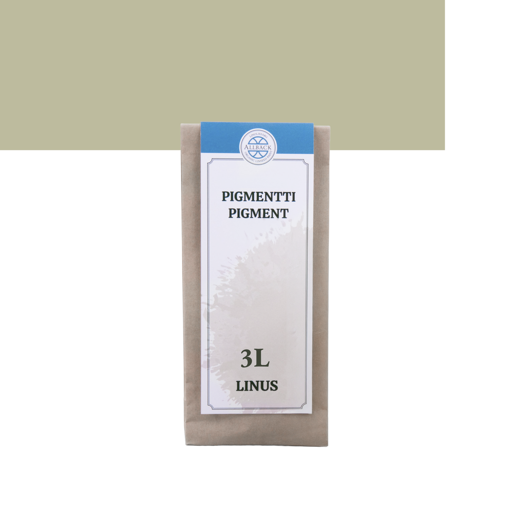 Pigmentti 3L Linus maaliin, Oliivinvihreä.