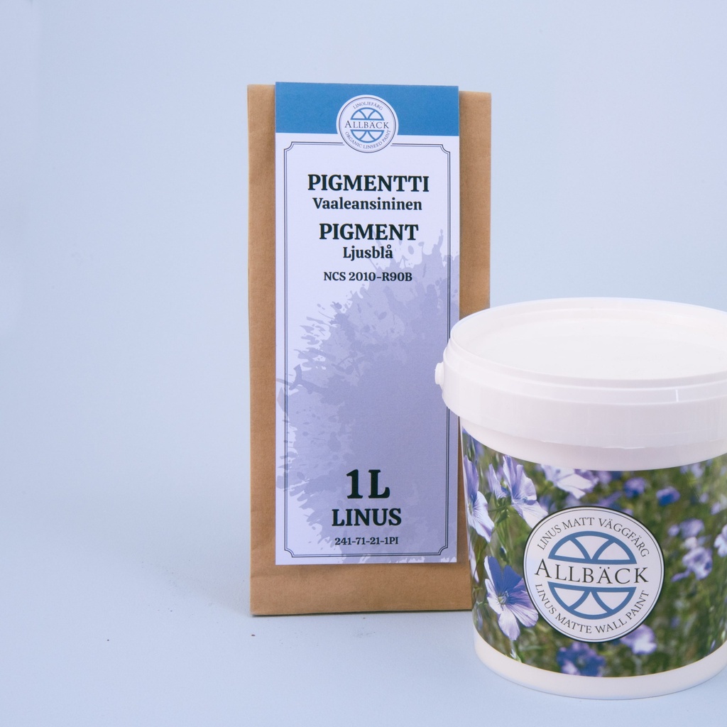 Matta emulsiomaali LINUS Vaaleansininen 1 l