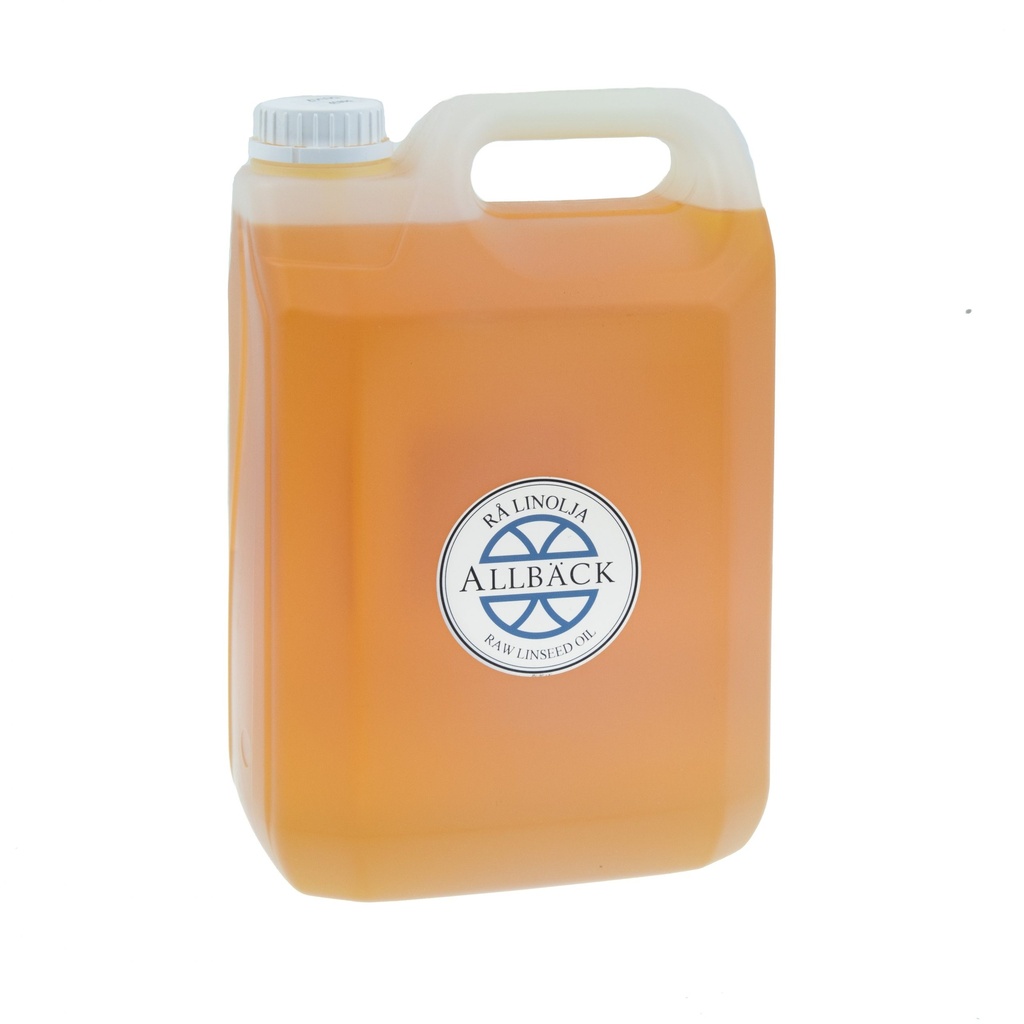Pellavaöljy raaka pesty 5 l