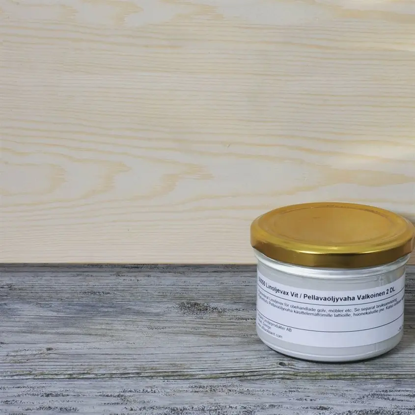 Pellavaöljyvaha Valkoinen 2dl