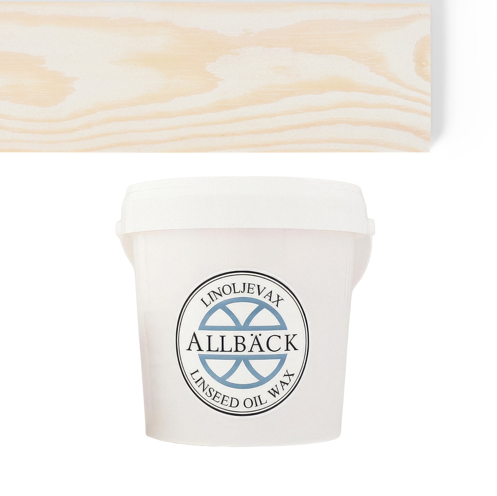 Pellavaöljyvaha Valkoinen, 1 l.