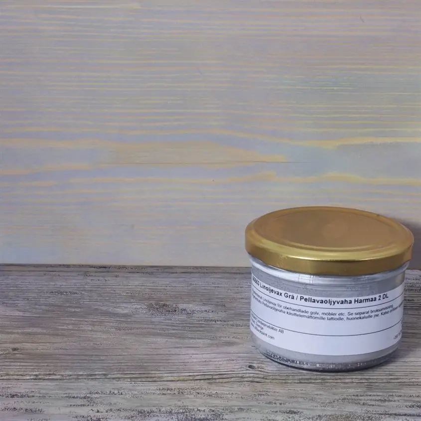 Pellavaöljyvaha Harmaa 2dl