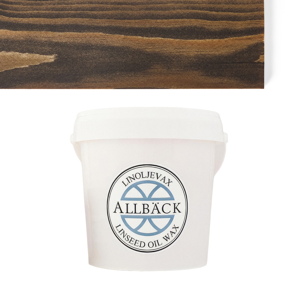 Pellavaöljyvaha Musta, 1 l.