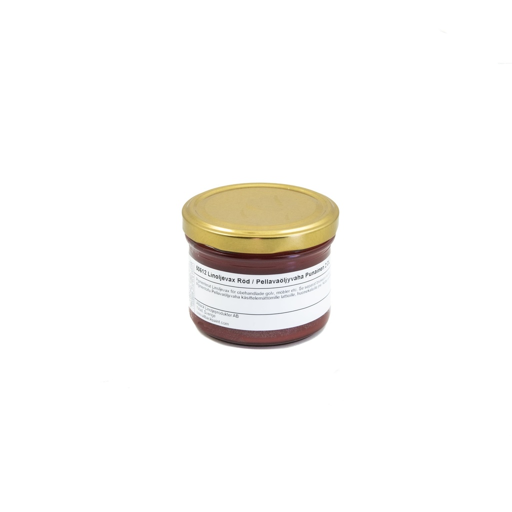 Pellavaöljyvaha Punainen 2dl